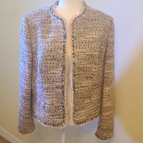 Anne Klein Jackets & Blazers - Anne Klein Tweed Coat Blazer Size 16